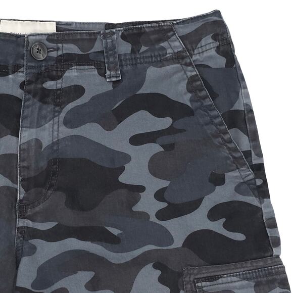 Sun + Stone Cargo Shorts Mens 34 Camo Camouflage Pockets Casual Modern Outdoor - Picture 4 of 13